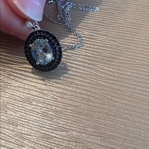 Blue Aquamarine 1.90ctw necklace pendant with 18” chain